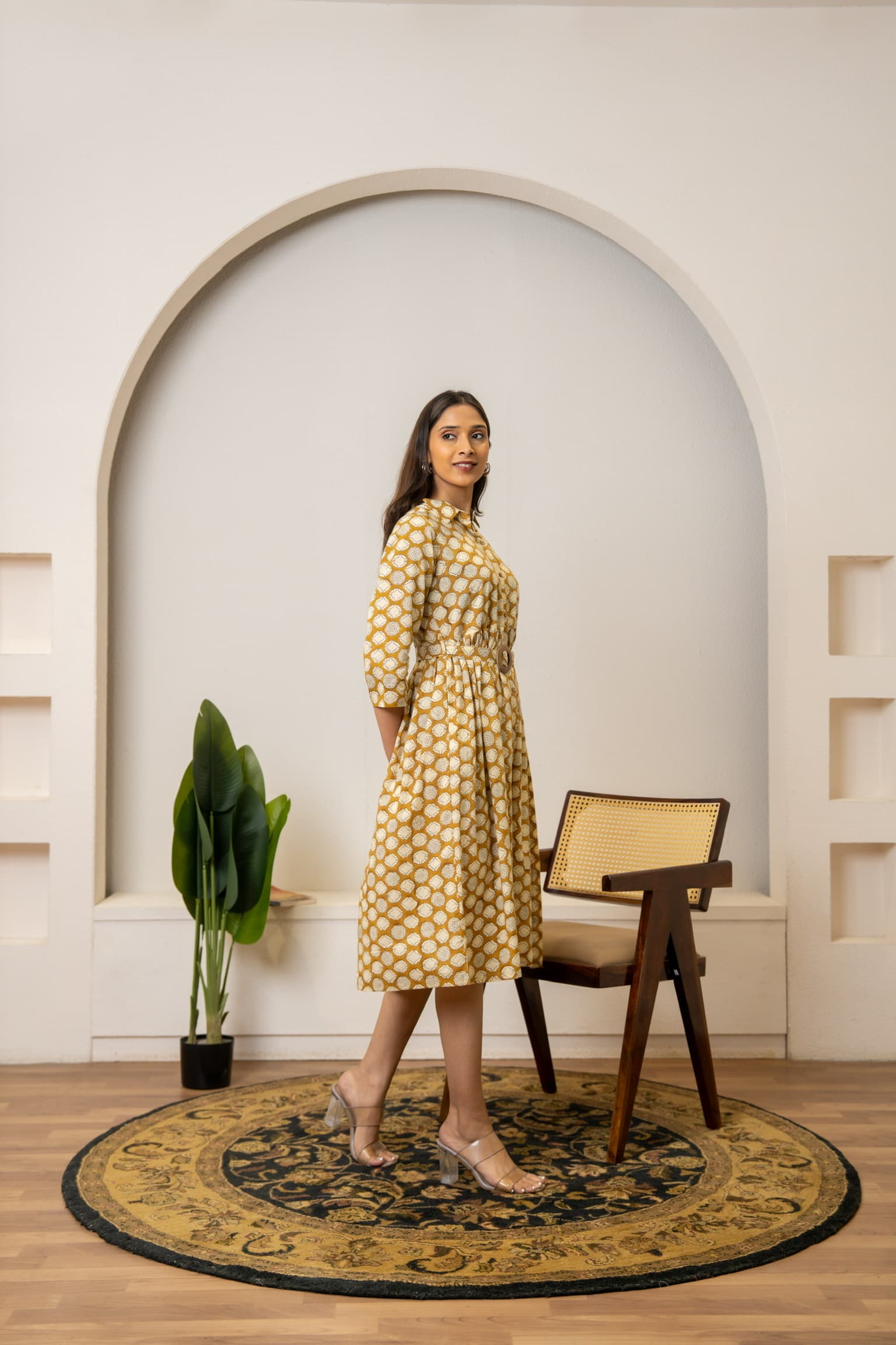 Cotton Printed Dress view 4